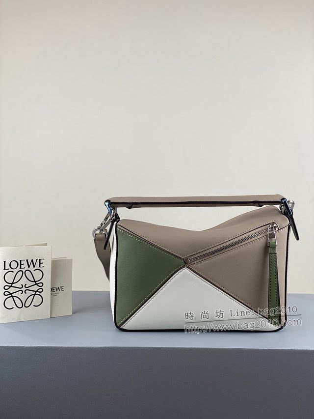 LOEWE包包 羅意威puzzle小號拼接手提斜挎包 10172  tcl1026